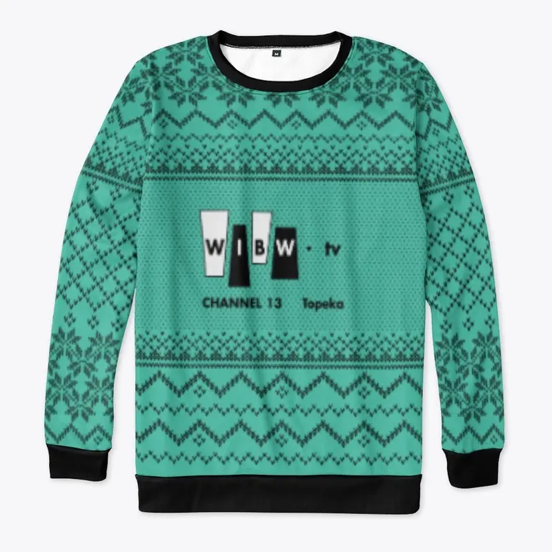 WIBW 1954 Logo Ugly Sweater