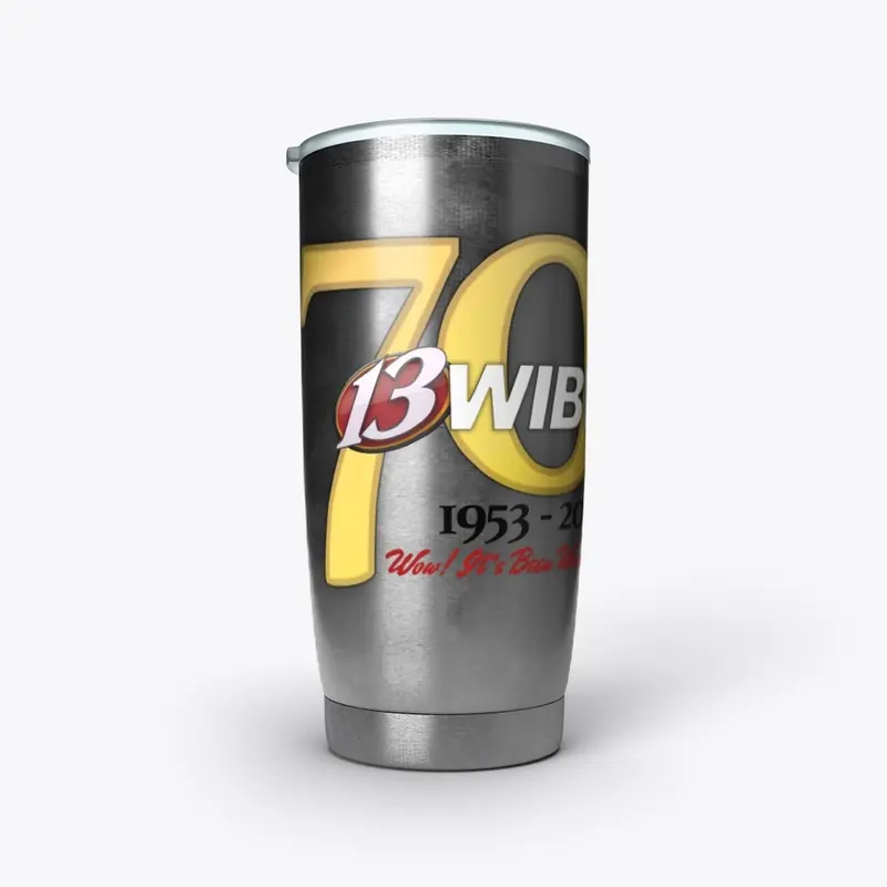 WIBW 70th Anniversary Logo Tumbler