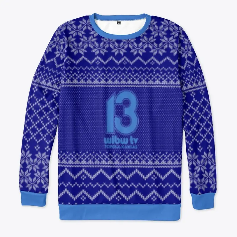 WIBW Tall 13 Logo Ugly Sweater