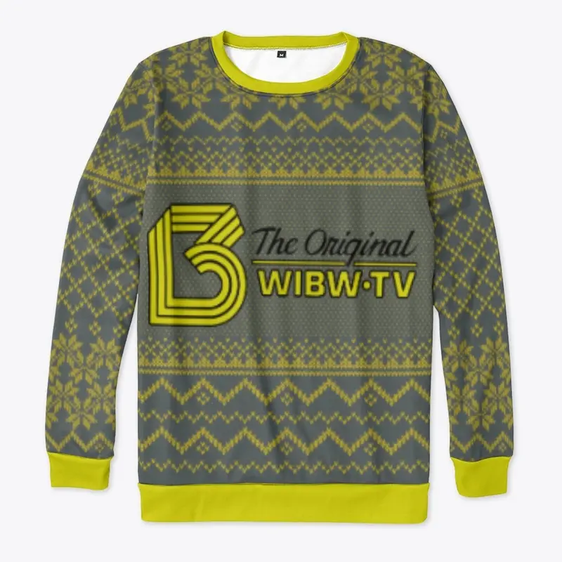 WIBW "The B" Logo Ugly Sweater