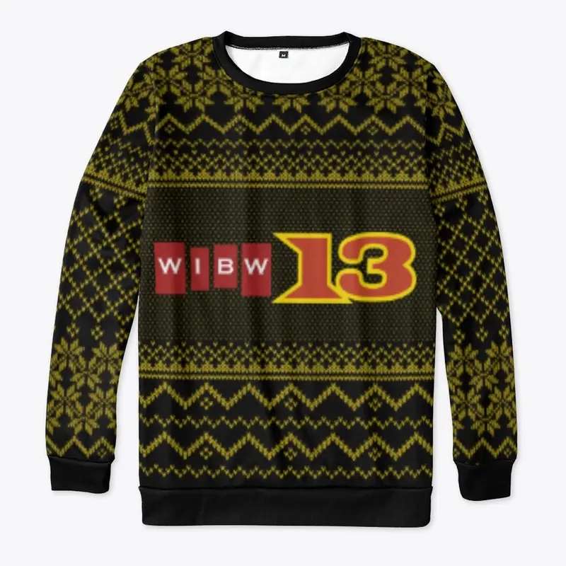 WIBW 1966 Logo Ugly Sweater